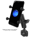 RAM Mount RAM Torque 3/4" - 1" Diameter Handlebar/Rail Base w/1" Ball, Medium Arm  X-Grip f/Phones [RAM-B-408-75-1-UN7U] - Essenbay Marine