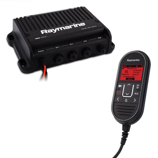 Raymarine Ray90 Modular Dual-Station VHF Black Box Radio System [E70492] - Essenbay Marine