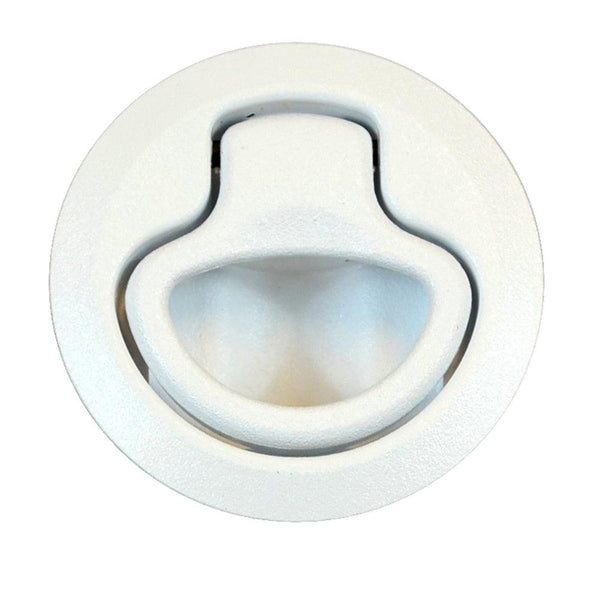Southco Flush Pull Latch - Pull To Open - Non-Locking White Plastic [M1-63-1] - Essenbay Marine