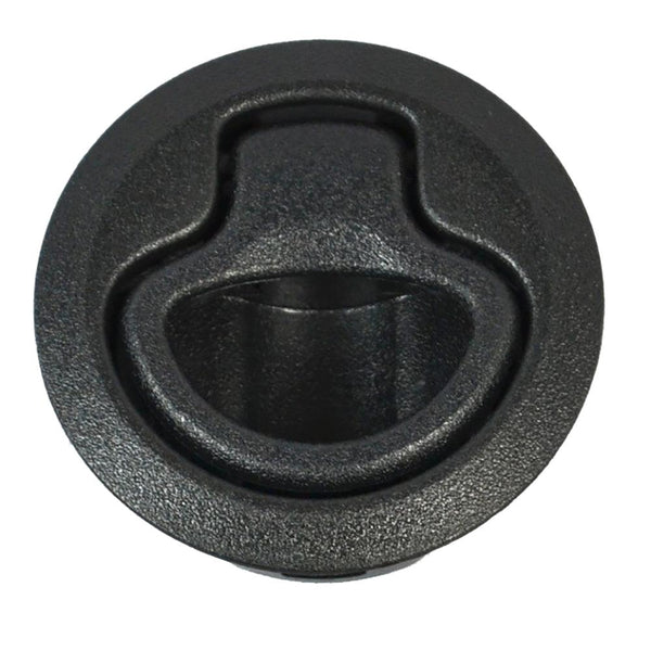 Southco Flush Pull Latch - Pull To Open - Non-Locking Black Plastic [M1-63] - Essenbay Marine