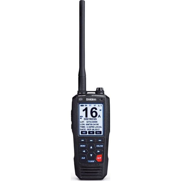 Uniden MHS335BT Handheld VHF Radio w/GPS  Bluetooth [MHS335BT] - Essenbay Marine