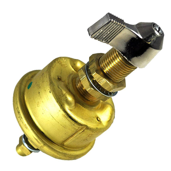 Cole Hersee Single Pole Brass Marine Battery Switch - 175 Amp - Continuous 1000 Amp Intermittent [M-284-BP] - Essenbay Marine