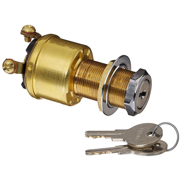 Cole Hersee 4 Position Brass Ignition Switch [M-712-BP] - Essenbay Marine