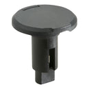 Attwood LightArmor Plug-In Base - 2 Pin - Black - Round [910R2PB-7] - Essenbay Marine