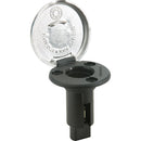 Attwood LightArmor Plug-In Base - 2 Pin - Stainless Steel - Round [910R2PSB-7] - Essenbay Marine
