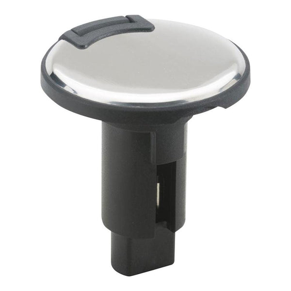 Attwood LightArmor Plug-In Base - 3 Pin - Stainless Steel - Round [910R3PSB-7] - Essenbay Marine