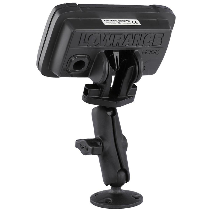 RAM Mount B Size 1" Composite Fishfinder Mount for the Lowrance Hook2 Series [RAP-B-101-LO12] - Essenbay Marine