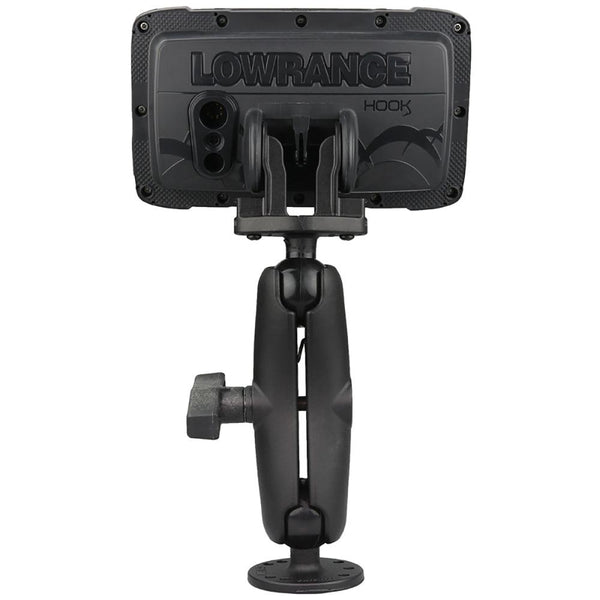 RAM Mount C Size 1.5" Fishfinder Mount for the Lowrance Hook2 Series [RAM-101-LO12] - Essenbay Marine