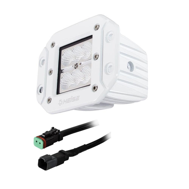 HEISE 6 LED Marine Cube Light - Flush Mount - 3" [HE-MFMCL3] - Essenbay Marine