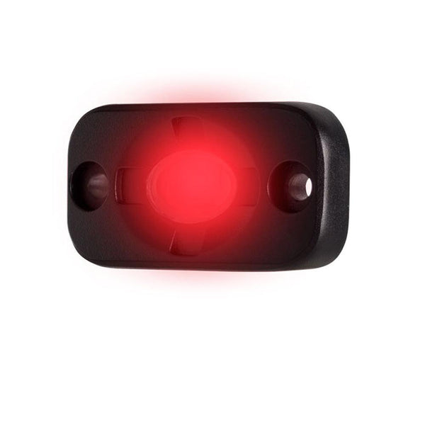 HEISE Auxiliary Accent Lighting Pod - 1.5" x 3" - Black/Red [HE-TL1R] - Essenbay Marine