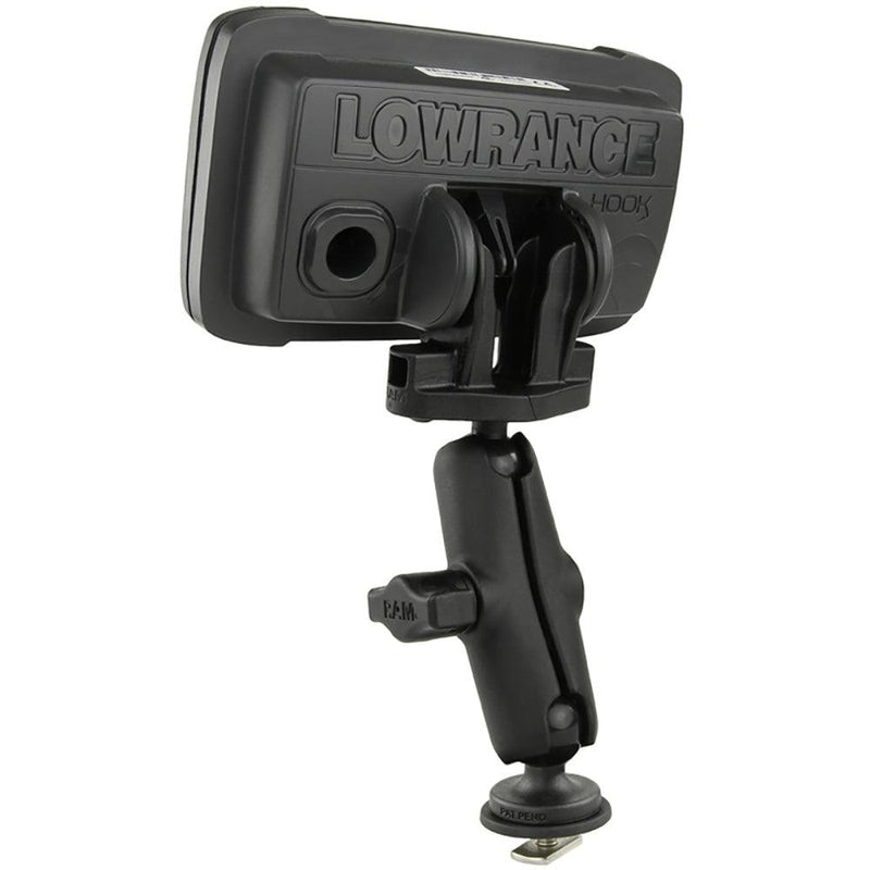 RAM Mount Fishfinder Mount f/Lowrance Hook2Series - 1" Track Mount [RAM-B-LO12-354-TRA1] - Essenbay Marine