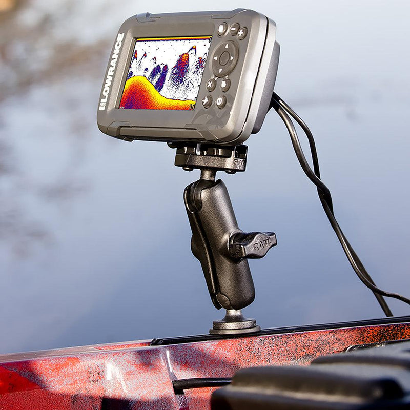 RAM Mount Fishfinder Mount f/Lowrance Hook2Series - 1" Track Mount [RAM-B-LO12-354-TRA1] - Essenbay Marine