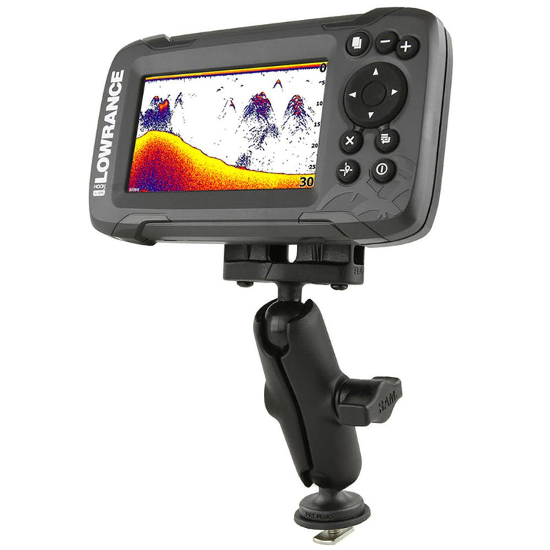 RAM Mount Fishfinder Mount f/Lowrance Hook2Series - 1" Track Mount [RAM-B-LO12-354-TRA1] - Essenbay Marine