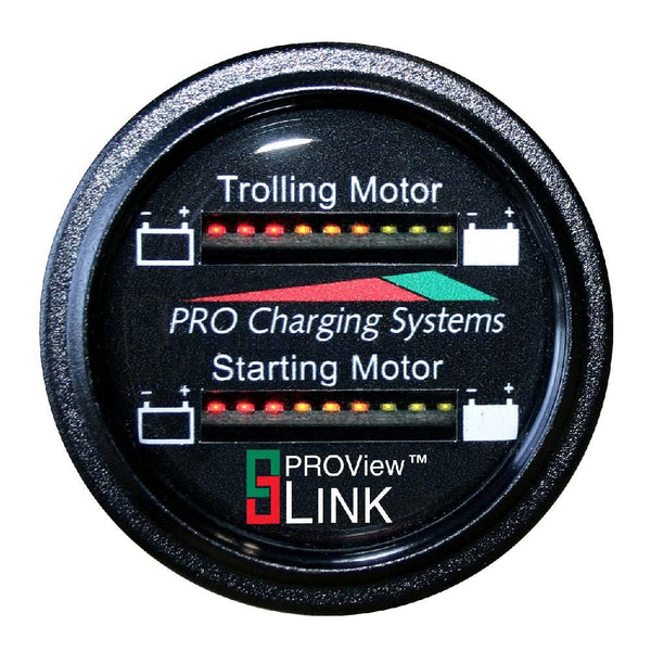 Dual Pro Battery Fuel Gauge - Marine Dual Read Battery Monitor - 12V System - 15 Battery Cable [BFGWOM1512V/12V] - Essenbay Marine