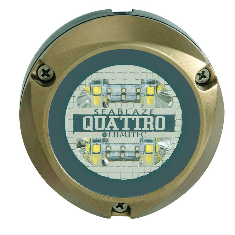 Lumitec Zambezi Quattro Surface Mount Underwater Light - White/Blue [101459] - Essenbay Marine