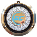 Shadow-Caster Bimini Blue Single Color Underwater Light - 16 LEDs - Bronze [SCR-16-BB-BZ-10] - Essenbay Marine