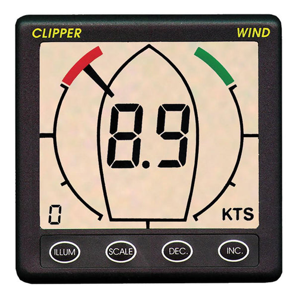 Clipper Tactical True Apparent Wind Display Repeater [CLIP-TWNDRP] - Essenbay Marine