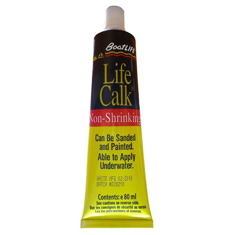 BoatLIFE Life-Calk Sealant Tube - Non-Shrinking - 2.8 FL. Oz - White [1030] - Essenbay Marine