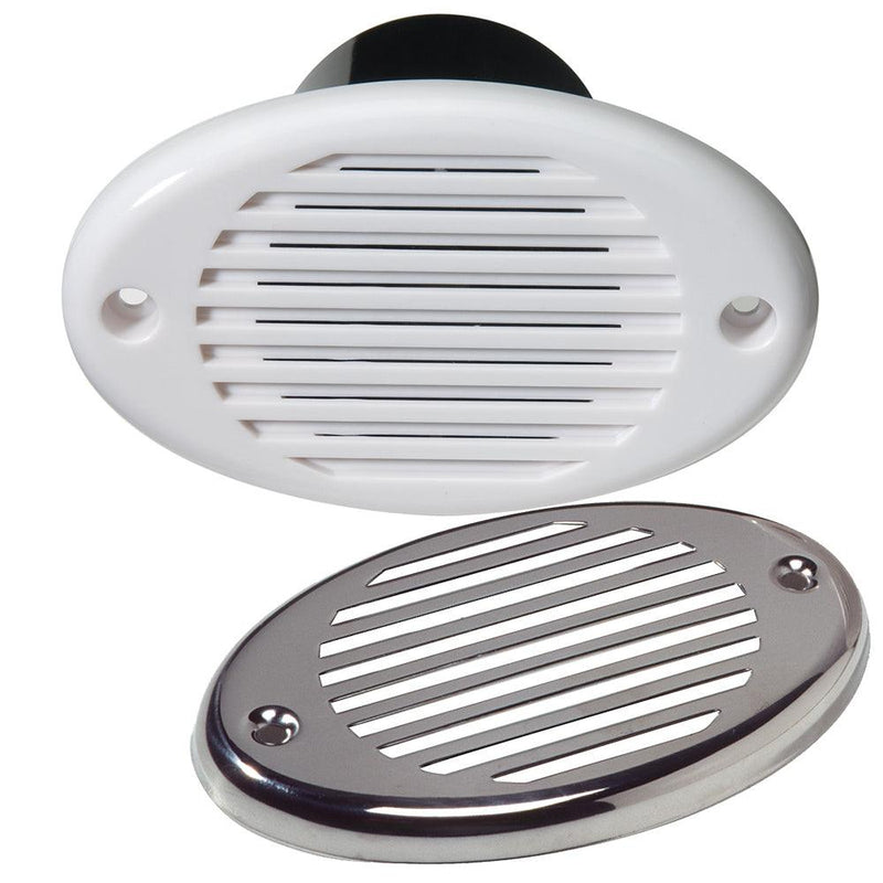 Innovative Lighting Marine Hidden Horn - White w/Stainless Steel Overlay [540-0101-7] - Essenbay Marine