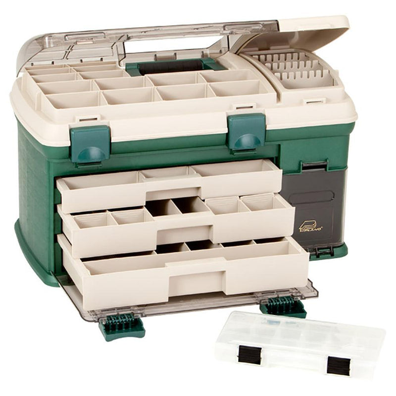 Plano 3-Drawer Tackle Box XL - Green/Beige [737002] - Essenbay Marine