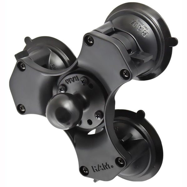 RAM Mount Triple Suction Cup Base w/1.5" Diameter Ball [RAP-365-224-1U] - Essenbay Marine