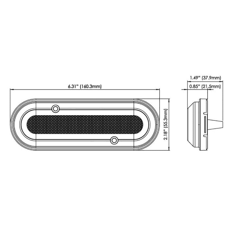 OceanLED M6 Gen2 Mast Light - Surface Mount - Warm White [011204WW] - Essenbay Marine