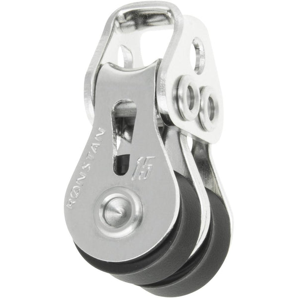 Ronstan Series 15 Ball Bearing Utility Block - Double, Loop Head [RF15202] - Essenbay Marine