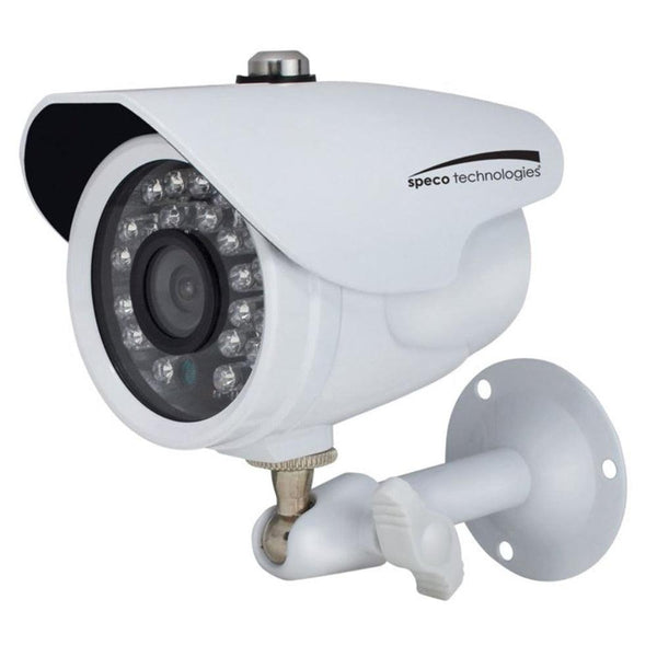 Speco HD-TVI 2MP Color Waterproof Marine Bullet Camera w/IR, 10 Cable, 3.6mm Lens, White Housing [CVC627MT] - Essenbay Marine