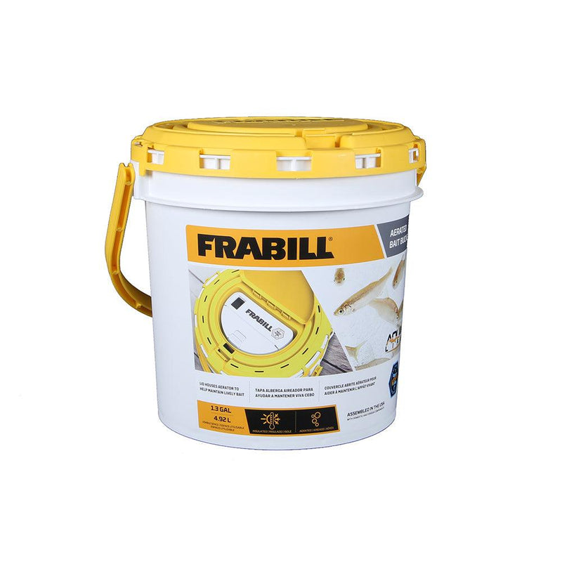 Frabill Dual Fish Bait Bucket w/Aerator Built-In [4825] - Essenbay Marine