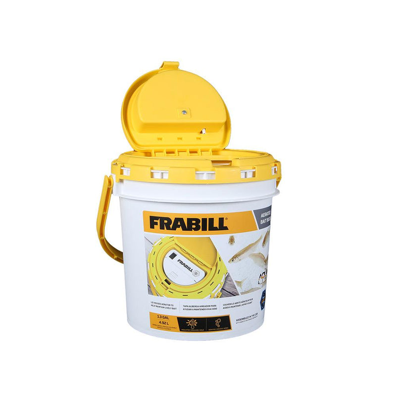 Frabill Dual Fish Bait Bucket w/Aerator Built-In [4825] - Essenbay Marine