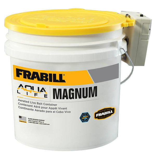 Frabill Magnum Bucket - 4.25 Gallons w/Aerator [14071] - Essenbay Marine