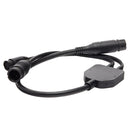 Raymarine Adapter Cable - 25-Pin to 9-Pin  8-Pin - Y-Cable to DownVision  CP370 Transducer to Axiom RV [A80494] - Essenbay Marine