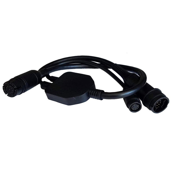 Raymarine Adapter Cable 25-Pin to 25-Pin  7-Pin - Y-Cable to RealVision  Embedded 600W Airmar TD to Axiom RV [A80491] - Essenbay Marine