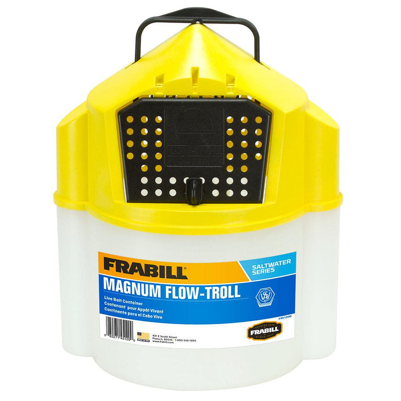 Frabill Magnum Flow Troll Shrimp Bucket - 10 Quart [451205] - Essenbay Marine