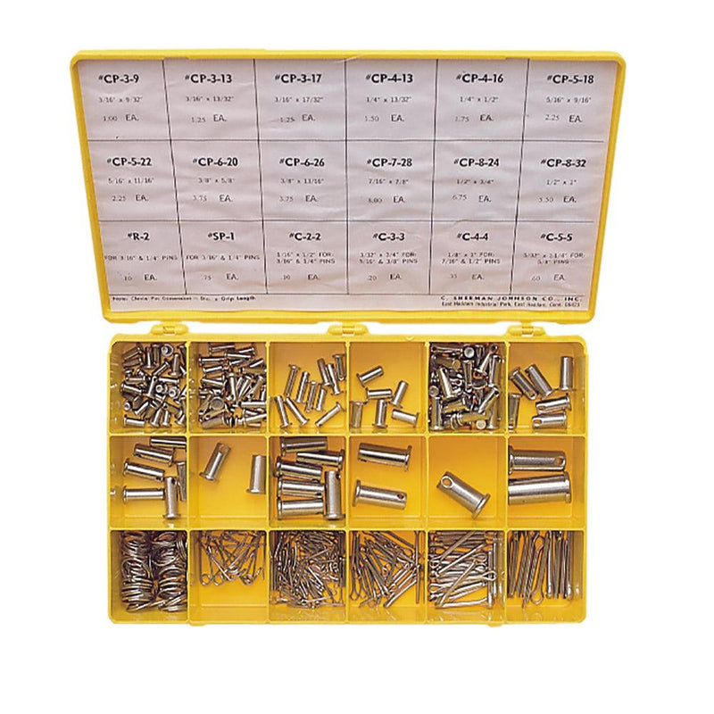 C. Sherman Johnson Cotter, Ring  Clevis Pin Parts Kit [37-503] - Essenbay Marine