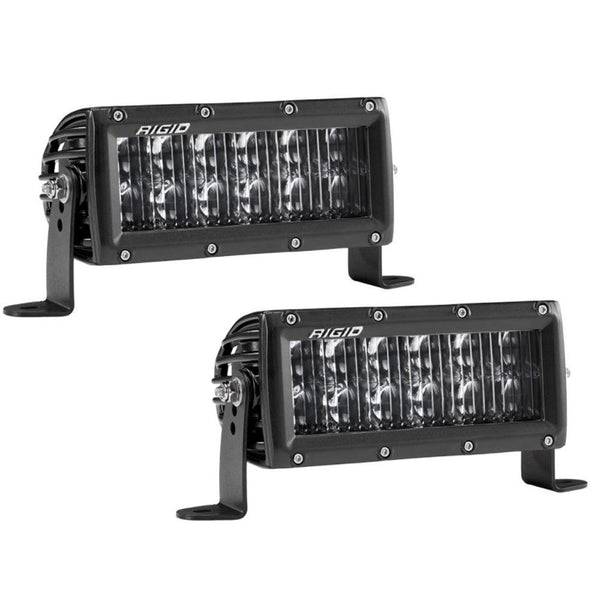 RIGID Industries SAE Compliant E-Series 6" Light Bar - Pair - Black [106613] - Essenbay Marine