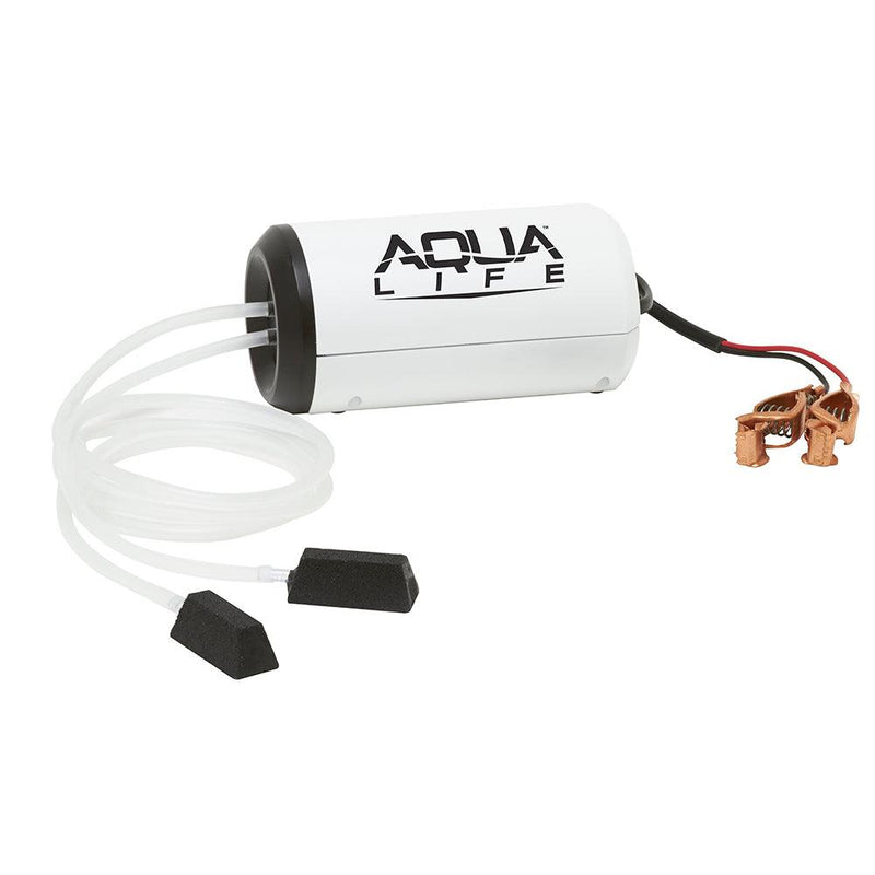 Frabill Aqua-Life Aerator Dual Output 12V DC Greater Than 25 Gallons [14213] - Essenbay Marine