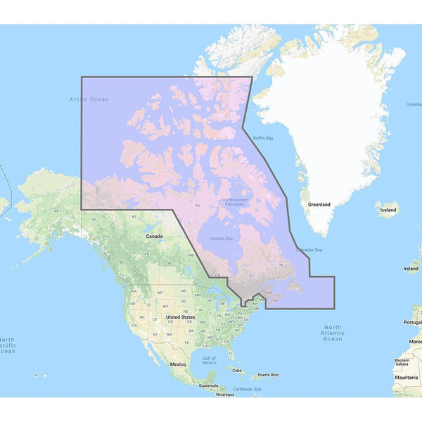 Furuno Canada North  East - Vector Charts, 3D Data  Standard Resolution Satellite Photos - Unlock Code [MM3-VNA-021] - Essenbay Marine