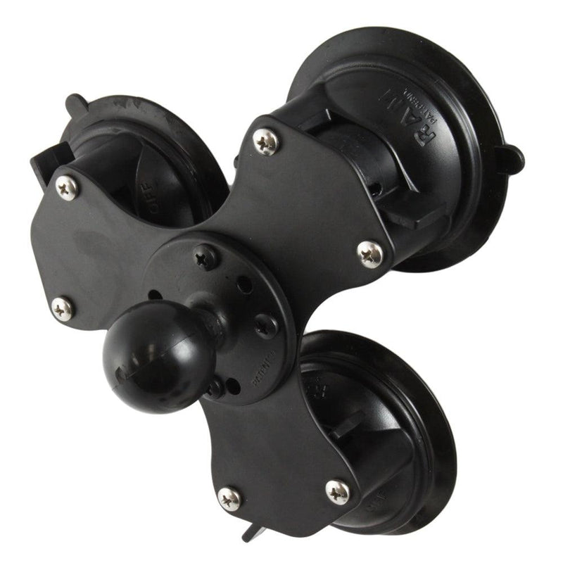 RAM Mount Triple Suction Cup Base w/1.5" Ball [RAM-224-3U] - Essenbay Marine