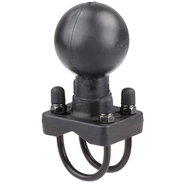 RAM Mount Double U-Bolt Base w/D Size 2.25" Ball f/Rails 1.25" - 1.5" Diameter [RAM-D-235-1U] - Essenbay Marine