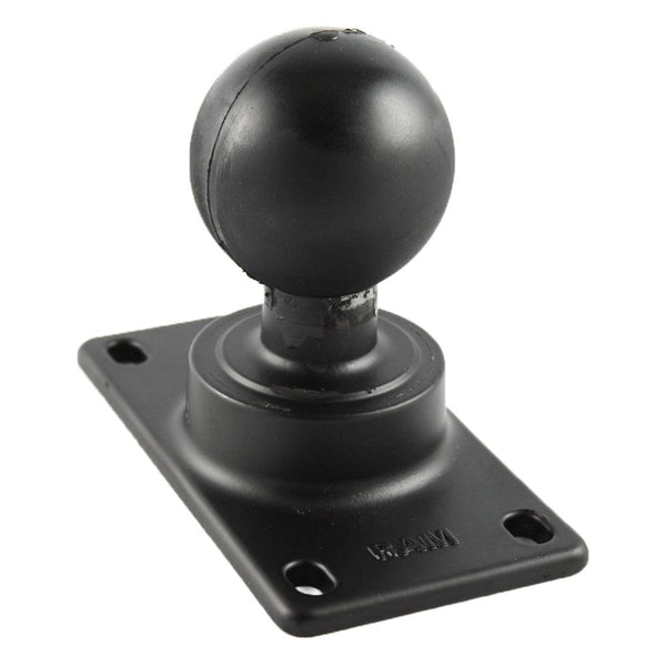 RAM Mount 50mm x 100mm Half VESA Plate Adapter w/D Size 2.25" Ball [RAM-D-243U] - Essenbay Marine