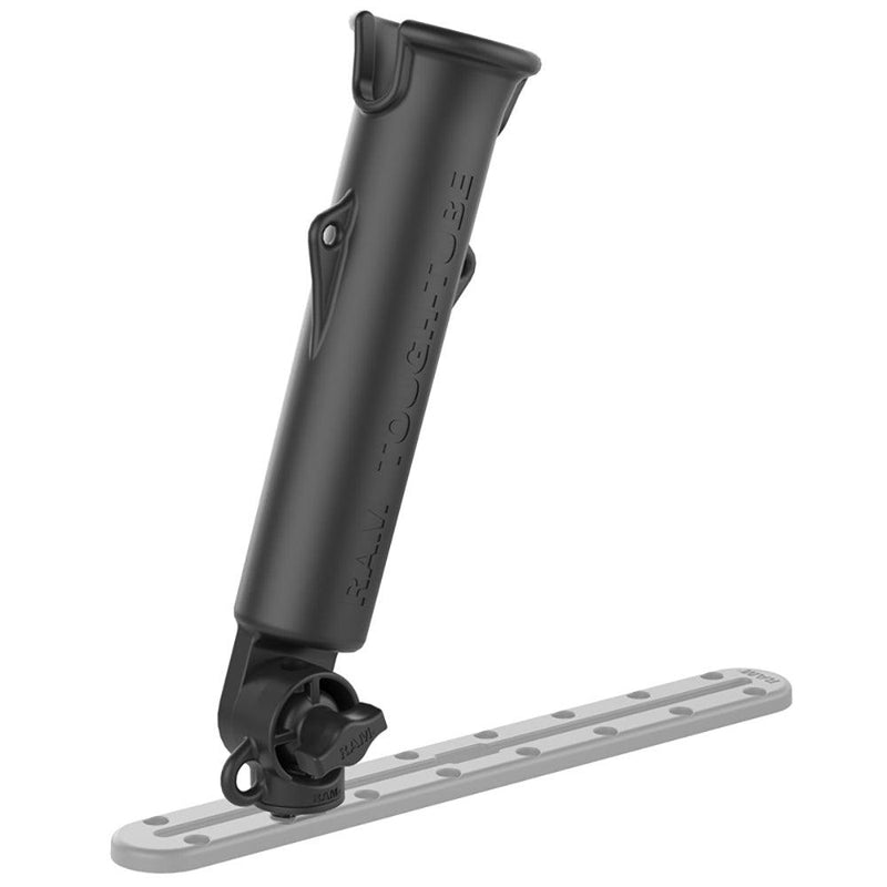 RAM Mount Tough-Tube Rod Holder w/Track Base [RAP-394-418] - Essenbay Marine