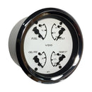 VDO Cockpit Marine 85mm (3-3/8") 4 in 1 Gauge - White Dial/Bezel [110-15800] - Essenbay Marine