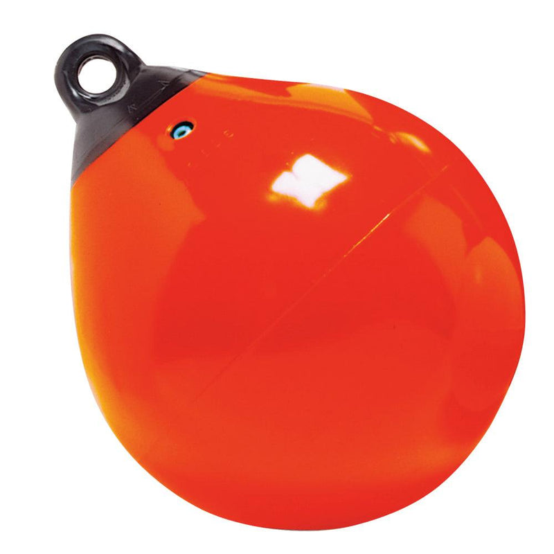 Taylor Made 15" Tuff End Inflatable Vinyl Buoy - Orange [61146] - Essenbay Marine