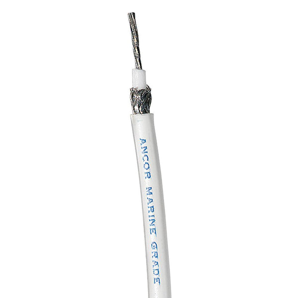 Ancor RG 8X White Tinned Coaxial Cable - Sold By The Foot [1515-FT] - Essenbay Marine