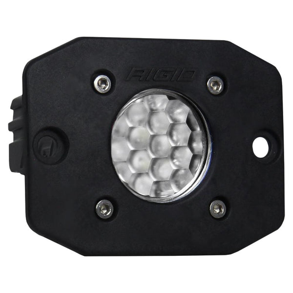 RIGID Industries Ignite Flush Mount Diffused - Single - Black [20631] - Essenbay Marine