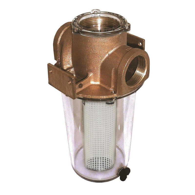 GROCO ARG-500 Series 1/2" Raw Water Strainer w/Non-Metallic Plastic Basket [ARG-500-P] - Essenbay Marine