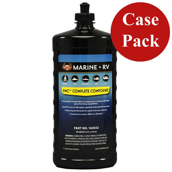 Presta MaxComplete Compound - 32oz - *Case of 12* [163032CASE] - Essenbay Marine