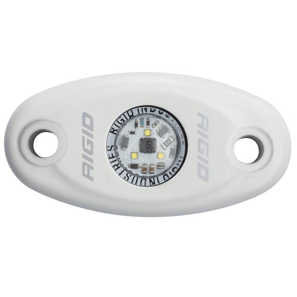 RIGID Industries A-Series White Low Power LED Light - Single - Natural White [480143] - Essenbay Marine