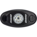 RIGID Industries A-Series Black Low Power LED Light - Single - Red [480043] - Essenbay Marine